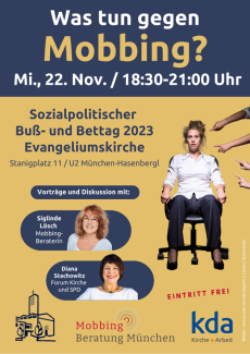 Plakat zum Buß-und Bettag